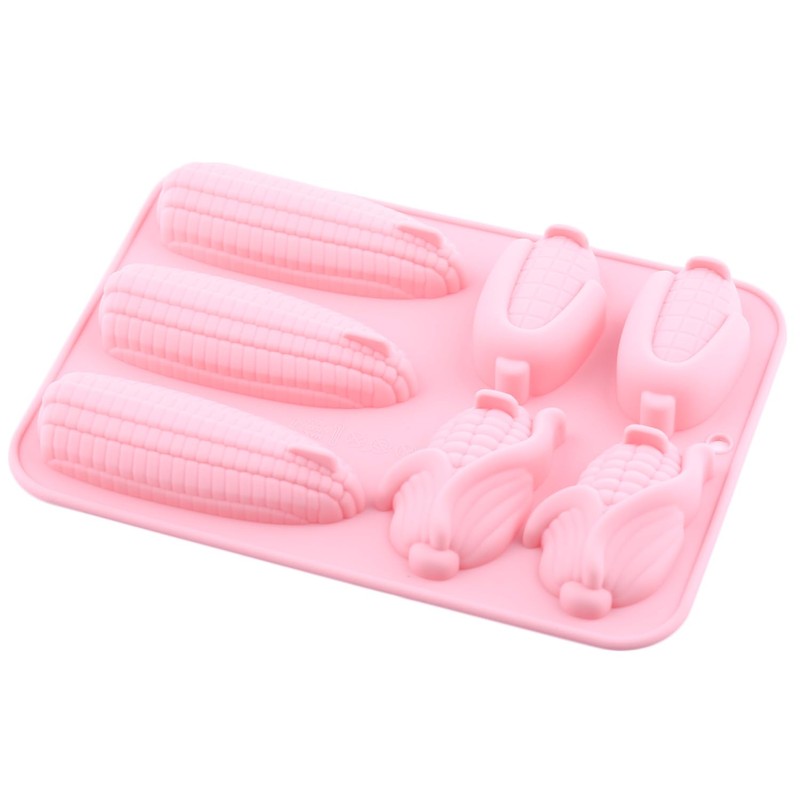 EPYHREHM 7 Cavity Corn Silicone Chocolate Molds For Chocolate Candy