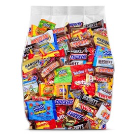 Assorted Chocolate Candy Variety Pack - 5lb Bulk Chocolate Candy Individually Wrapped - Chocolate Candy Assortment Bag for Sharing and Parties - 5 Pound Bulk Candy Mix
