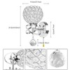 Ygapuzi Modern Crystal Wall Light Flush Mount Wall Sconces Lamp