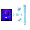 2in1 UV Light Money Tester Marker Counterfeit Fake Bank Notes