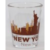 New York City Sunset Skyline Shot Glass