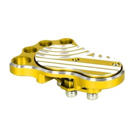 Monkey125 Brake Pedal Footrest Compatible with Monkey 125 2018-2024 Super Cub C125 Dax125 Grom CT125 Hunter Cub CNC Motorcycle Pedals (Gold)