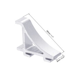 MECCANIXITY Freezer Shelf Clips, Refrigerator Clip Kits Cooler Shelf Support 1.1x0.31x0.89" for Home Use Pack of 8