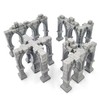 QP3D Battle Ruined Building Pillars Wall, Terrain Scenery for Tabletop