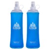 Azarxis TPU Foldable Soft Flask, BPA-Free Hydration Bottles, Water Bottle,