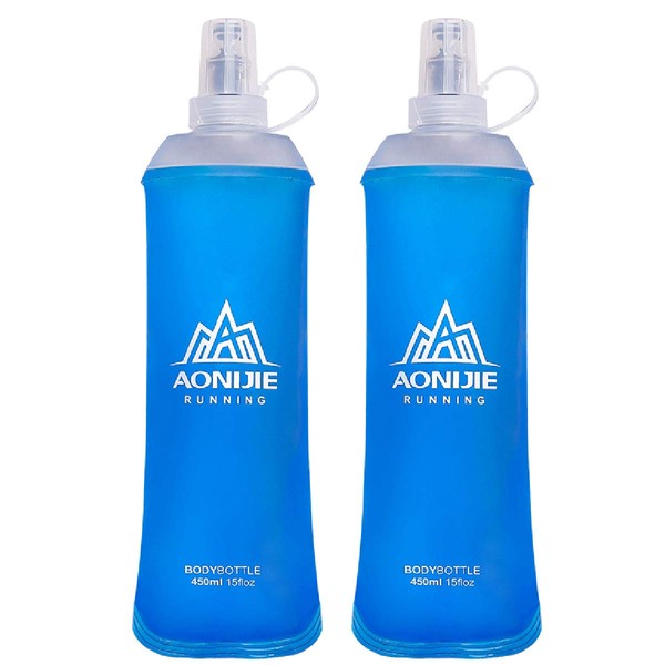 Azarxis TPU Foldable Soft Flask, BPA-Free Hydration Bottles, Water Bottle,