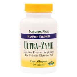 Nature's Plus Ultra-Zyme 90 Comprimidos Enzimas Digestivas Sin Gluten