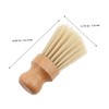 Baluue Wooden Barber Neck Duster Brush Professional Hair Cleaning Tool