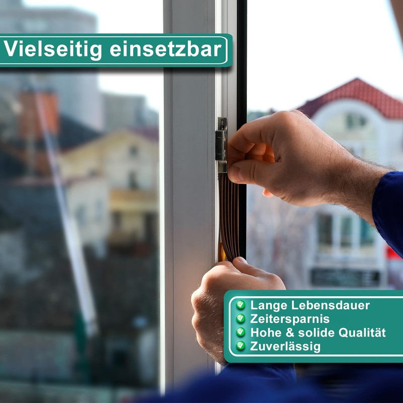 FENSTERDICHTUNG SELBSTKLEBEND | 6 m | DICHTBAND | E –