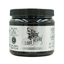 Lobo Gel fijador para cabello Lobo Negro. 1 Kg.