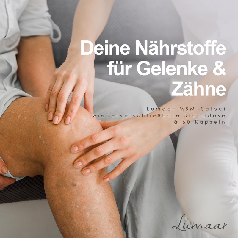 MSM + SALBEI + VITAMIN C und Calcium Salbeiblatt-Extrakt Kapseln