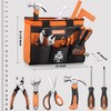 REXBETI 10-Piece Kids Tool Set with Real Hand Tools, Orange