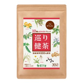 Tea Tsumi no Sato 10 Types of Blends Health Tea 1.1 oz (3 g) x 30 Packs, Tea Bag, Additive-free, Caffeinated Tea Pack, Warm