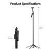 TELESIN Selfie Stick, Smartphone Tripod, Smartphone Stand, 360° AI Automatic