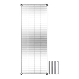 PRO&Family 21" x 54" NSF Chrome Dunnage Shelf with 8" Posts.