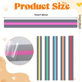 36 PCS Guided Reading Strips, Colored Overlays Reading Strips, Highlight Sentence Strip Read Tracker Colorful Bookmarks Help with Dyslexia for Student Classroom Teacher Supply (Multicolor)