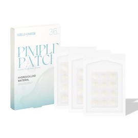 Isabella Phantom Invisible Pimple Patch Original Facial Pimple Patch, Hydrocolloid Acne Patch, Pimple Patch with Salicylic Acid for Facial Skin Care 2 Sizes (10mm and 12mm) 36PCS(Water colloid)