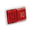 Bargman 47-84-540- Taillight Horizontal Mount with Red LED, Incandescent Backup