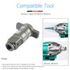 2 Pack 1/2‘’ Anvil Wrench Pin Converter Shaft Adapter for