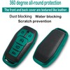 Kirsnda for Ford Key fob Cover,Texture case,with Keychain,Key Shell/Skin,5-Buttons fit