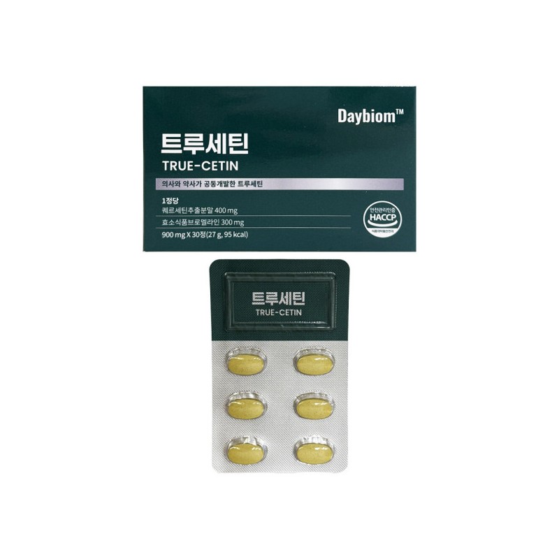 자연새긴 트루세틴 브로멜라인 퀘르세틴 900mg x 30정 1개 / 써클
