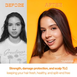 OFF THE RECORD Dry Shampoo - Mango Tango Burst | Texturing | Biotin + Vitamin E for Hair Growth, Scalp Nourishment, Split Ends Prevention, Protection Against Environmental Damage - 10.65 oz