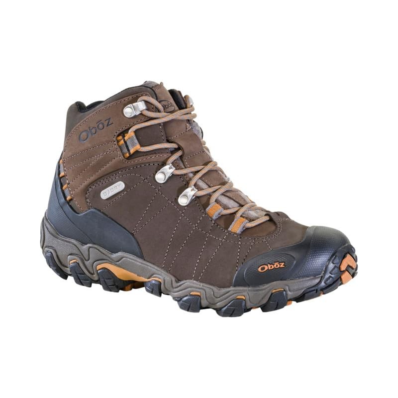 Oboz Men's Bridger Mid B-DRY Hiking Boot, Sudan, 12