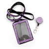 ALL in ONE Rhinestone Lanyard Bling Crystal Necklace + Badge