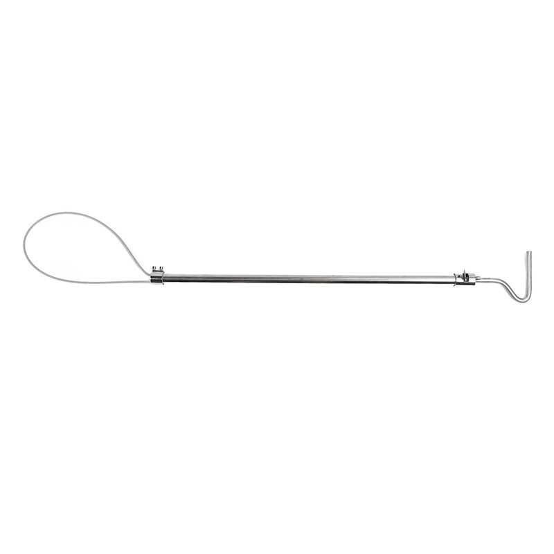 Pig Catcher Holder Stainless Steel Long Handle with Hook Animal