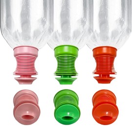 VOOZR Storage bag supporting valve 3 colors 6 pieces, 31.5 Inch, PINK GREEN ORANGE, VOLCAN001