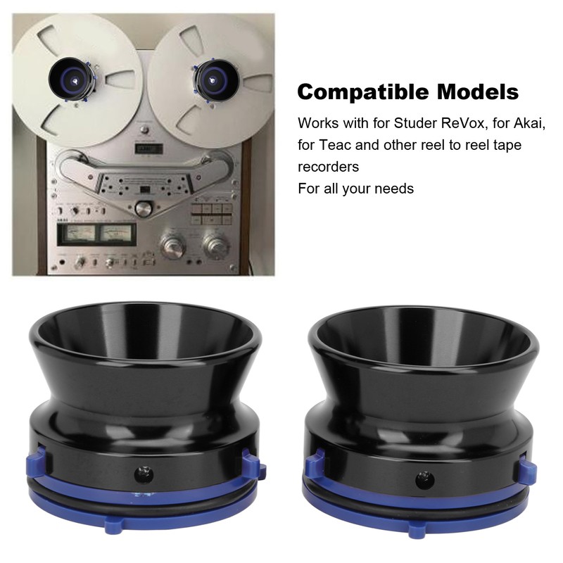 1 Pair NAB Hub Adapters Polished Aluminum Alloy Universal Loading