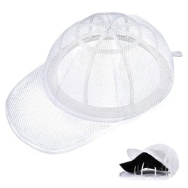 JJQHYC Cap Washing Machine Shape, Cap Washer for Baseball Caps, Laundry Net, Washing Rack, Cap Washing for Adults and Children, White
