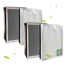 IZSOHHOME Compatible with MA Air Purifier 25 Series,3 in 1 Pre-filter,H13 True HEPA,Contains High-Efficiency C Filter(4 PACK)