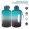 GEMFUL 2.2 Liter Big Water Bottle with Time Marker 74