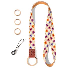 SENLLY Lanyard for keys, original pattern design, ID holder, neck strap, N007