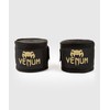Venum Contact Boxing Bandages - Black/Gold - 2.5 m