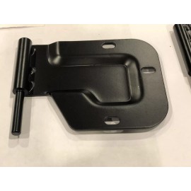 2 Door Hinges For 1 DOOR HMMWV X DOOR BODY HINGES.  -BLACK- Humvee M998