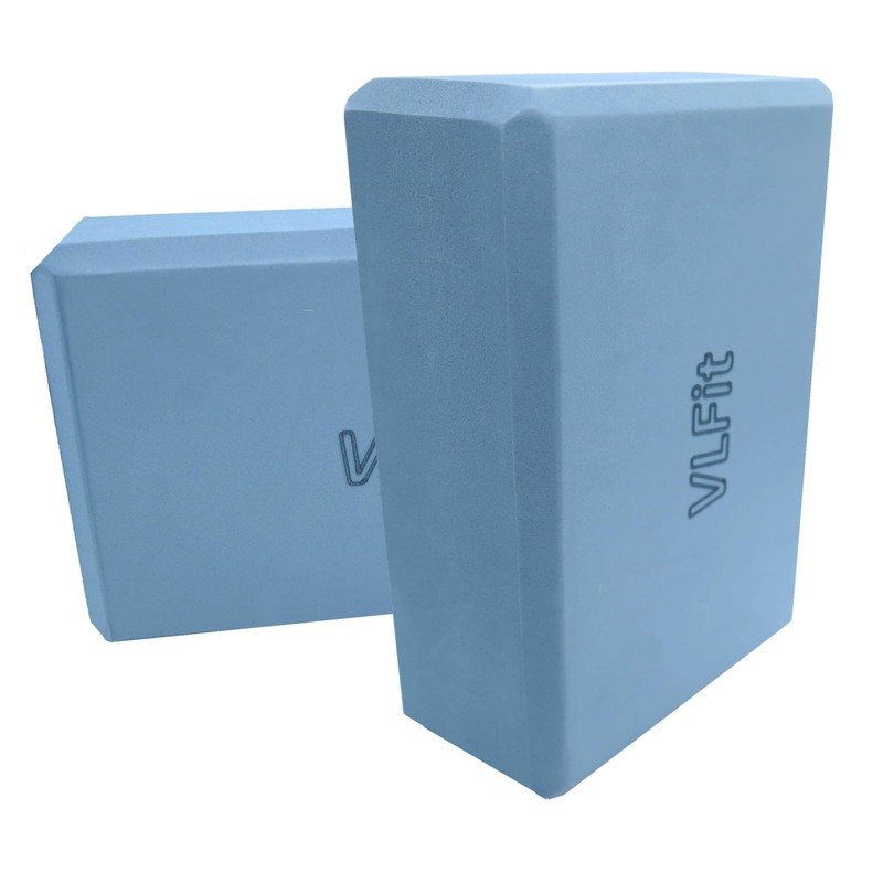 VLFit High Density Yoga Blocks with Yoga D Ring Cotton