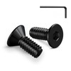 Zuyya Countersunk Screws M8 x 16 mm Hexagon Socket Drive