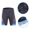 beroy Men's Comfortable Bicycle Cycling Pants, 3D Padded Bike Shorts(Blue,M)