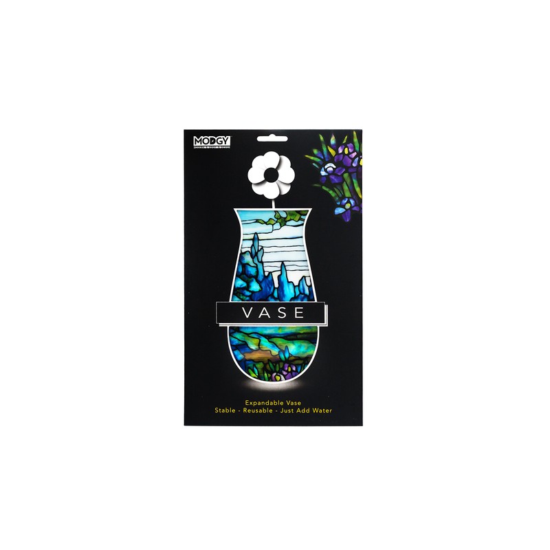 MODGY Louis C Tiffany Iris Collapsible Vase, 1 EA