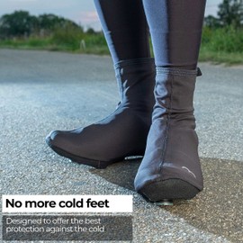 BBB Waterproof Cycling Overshoes Thermals Reflective Windproof Cycling Shoe Covers for Winter 0-10 degrees Freeze BWS-21