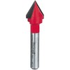 Freud 1/2" (Dia.) V Grooving Bit with 1/4" Shank (20-152)