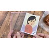 Hagoromo No. 82165 Pressed Color L-format Photo Case, 5 Pieces,