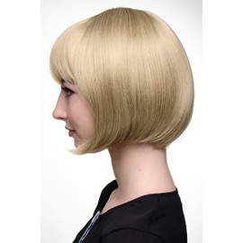 Wig Me Up Women’s Quality Sexy Bob Wig with Straight Fringe - 703 Light Honey Blonde (16)