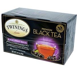 Twinings, Premium Black Tea, Blackcurrant Breeze, 20 Tea Bags, 1.41 oz (40 g)( 1 Pack )