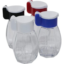 RMB® Set of 4 Spice Salt Pepper Shakers with Random Colour Flap