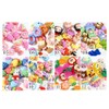 Wisafory Kawaii Nagel Charms 160 Stück 3D Nail Art Dekoration