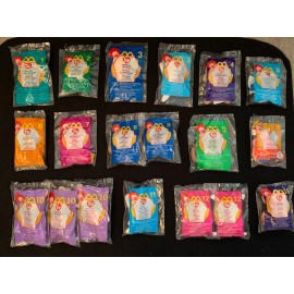 TY McDonald's Happy Meal Toy Animals (1998-2000) Teenie Beanie Baby-- LOT OF 19