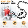 Anobeyi 23.6" Gym Fitness Cable Extension Chain, 304 Stainless Steel